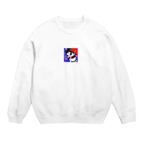 可愛い妖怪 Crew Neck Sweatshirt