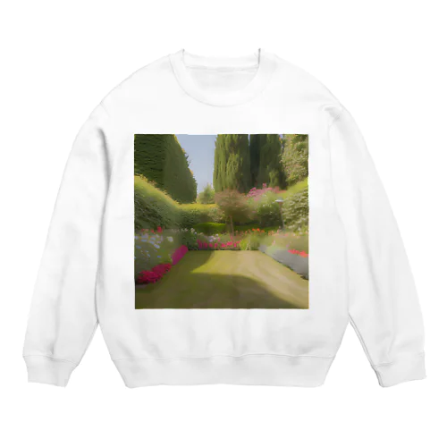 緑の庭 Crew Neck Sweatshirt