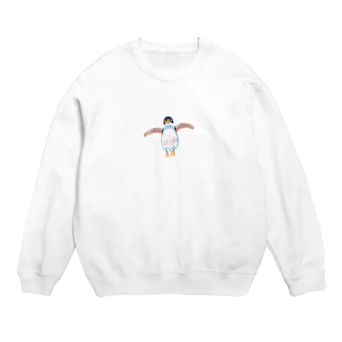 空飛ぶペンギン Crew Neck Sweatshirt