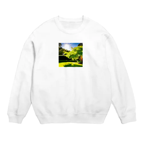 太陽とドラセナ Crew Neck Sweatshirt