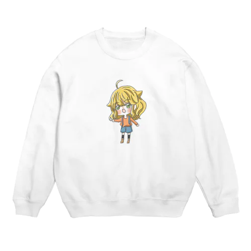 ぽんちゃん Crew Neck Sweatshirt