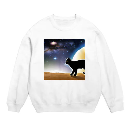 火星猫 Crew Neck Sweatshirt