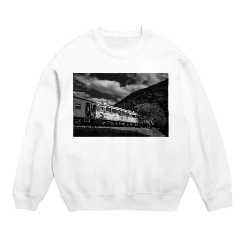 鉄道485系の廃車体 栄光の国鉄時代を思う Crew Neck Sweatshirt