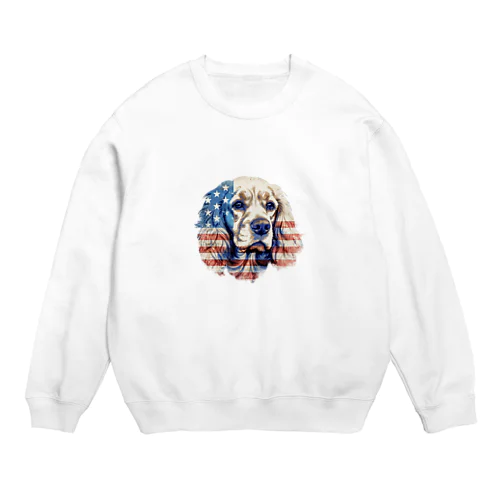 アメリカンコッカーアメリカ Crew Neck Sweatshirt