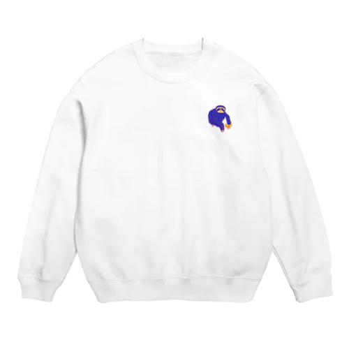 あおいなまけもの Crew Neck Sweatshirt