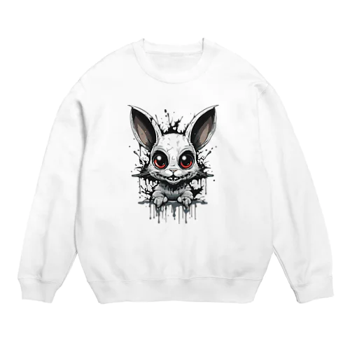 うさぎくりぃちゃぁ Crew Neck Sweatshirt