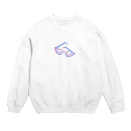 メガネくん Crew Neck Sweatshirt