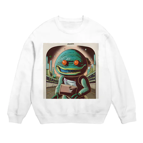 宇宙人シリーズ Crew Neck Sweatshirt