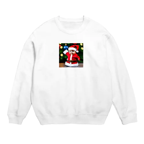 可愛いサンタさんグッズ Crew Neck Sweatshirt