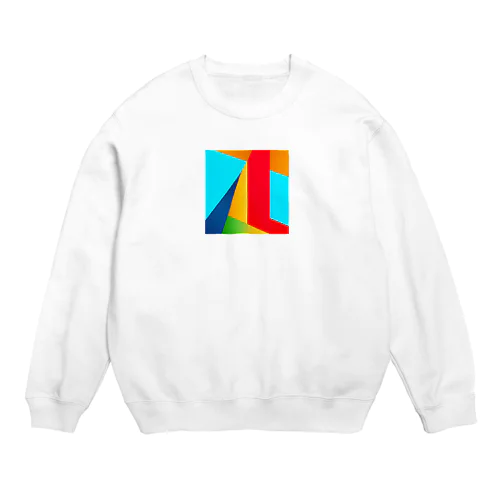 派手ボーダー Crew Neck Sweatshirt