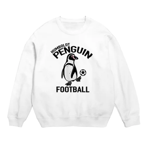 ペンギン・サッカー・PENGIN・イラスト・デザイン・Tシャツ・アニマル・フンボルトペンギン・スポーツ・動物・アイテム・グッズ・FOOTBALL Crew Neck Sweatshirt