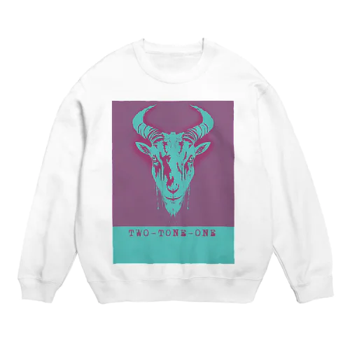 TWO-TONE-ONE Crew Neck Sweatshirt