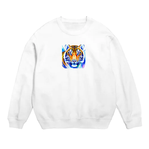 ワイルドな虎🐯 Crew Neck Sweatshirt