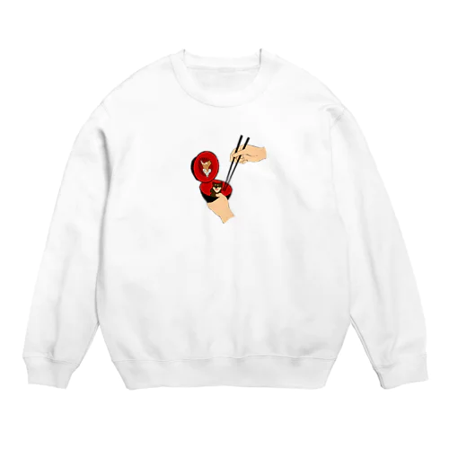 わんこそば ﾓｼﾞﾅｼ Crew Neck Sweatshirt