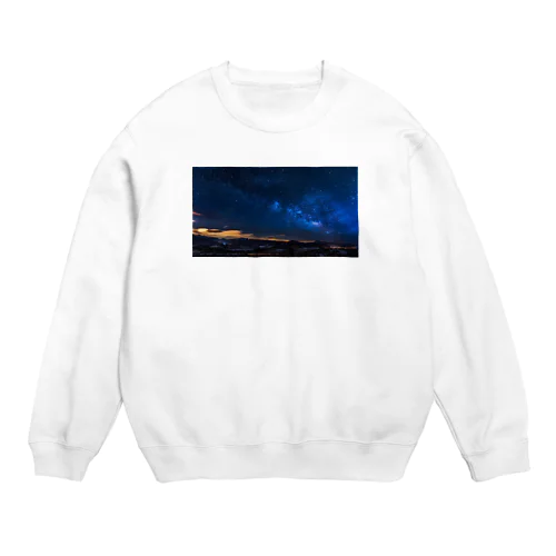 夜空の輝き Crew Neck Sweatshirt