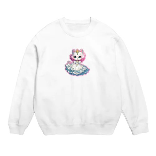 猫のプリンセス Crew Neck Sweatshirt