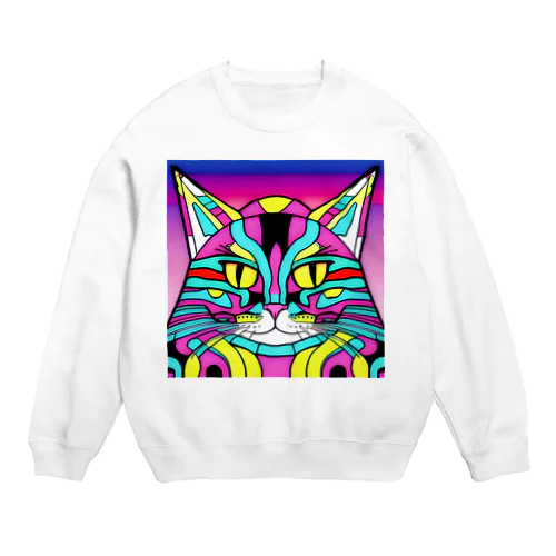 Japan Cat #4 Crew Neck Sweatshirt