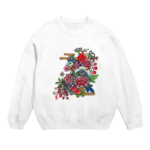 咲き誇れ Crew Neck Sweatshirt