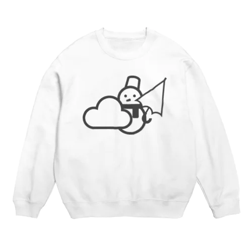 勇者雪だるま Crew Neck Sweatshirt