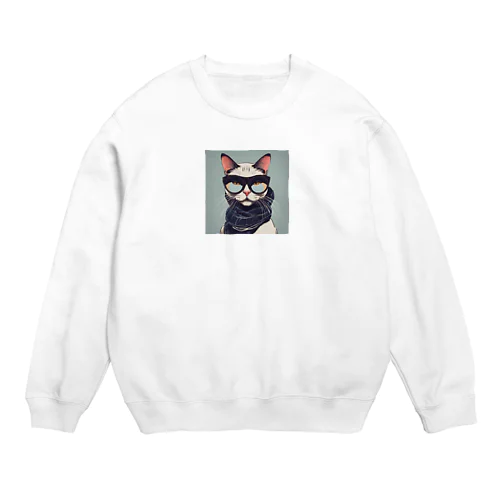 オサレキャットよしお Crew Neck Sweatshirt