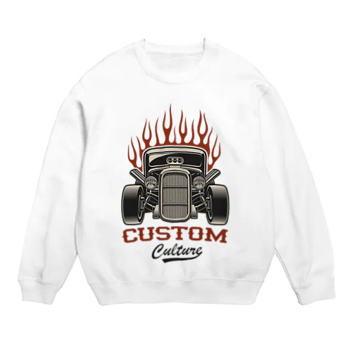 カスタム・カー　CUSTOM CAR Crew Neck Sweatshirt