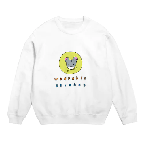 着られる服　wearable clothes Crew Neck Sweatshirt