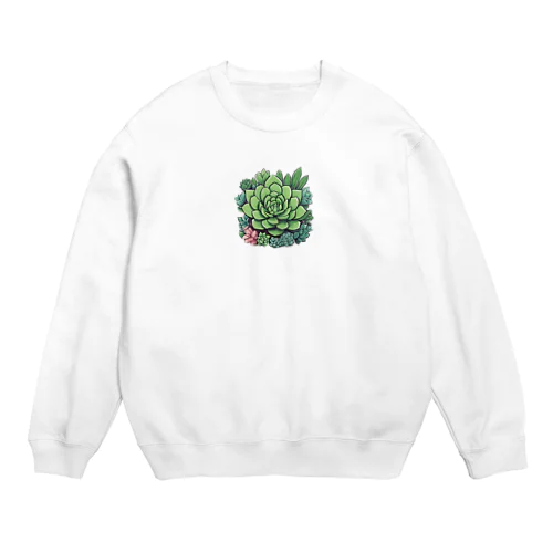 プランツパラダイス多肉 Crew Neck Sweatshirt