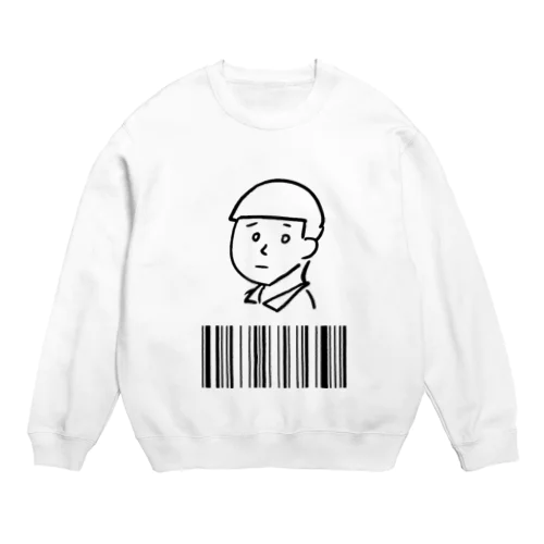 別れ話をされたなで肩くん Crew Neck Sweatshirt