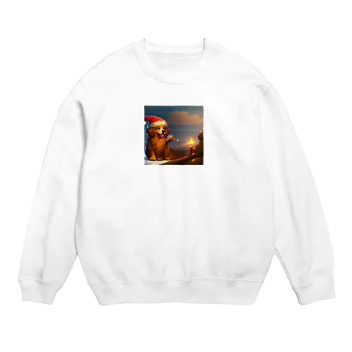 かわいいクリスマスのグッズ Crew Neck Sweatshirt