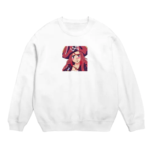 海賊の少女 Crew Neck Sweatshirt