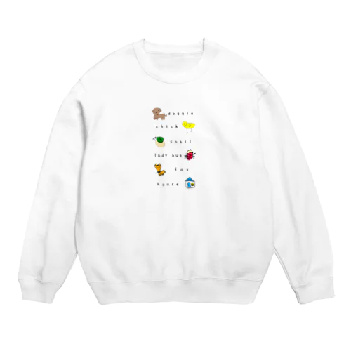 はじめてのおえかき Crew Neck Sweatshirt