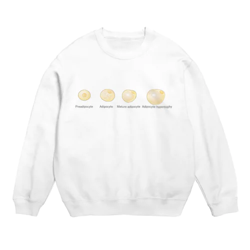 脂肪細胞分化 Crew Neck Sweatshirt