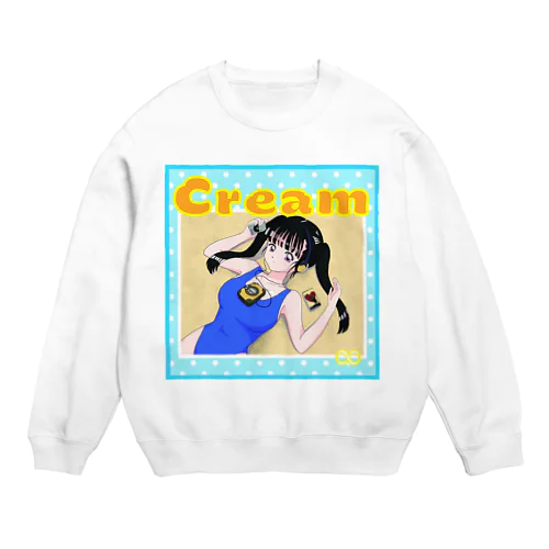 Japanolofi Records 42th Cream Goods Crew Neck Sweatshirt