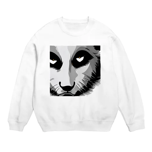 イケメンパンダ Crew Neck Sweatshirt