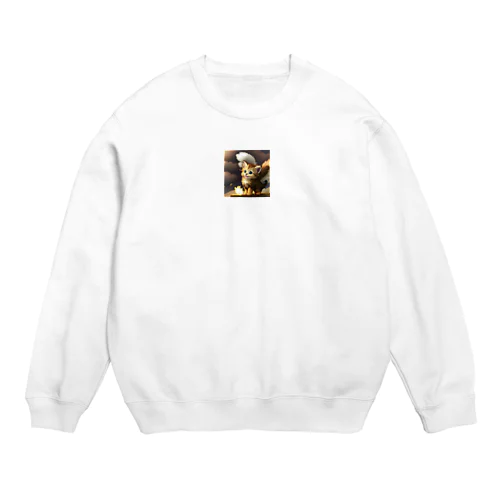 にゃんこ天使 Crew Neck Sweatshirt