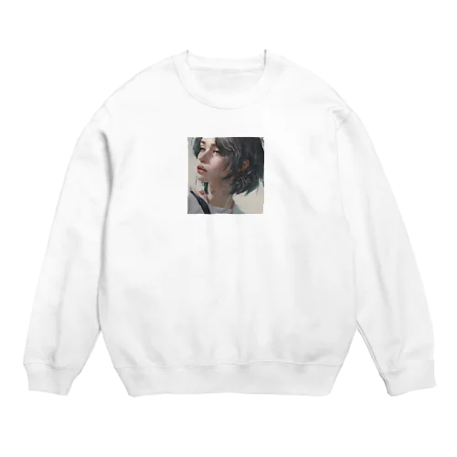 クール女子 Crew Neck Sweatshirt