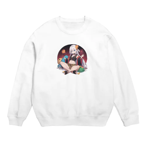 芋娘のポテチ Crew Neck Sweatshirt