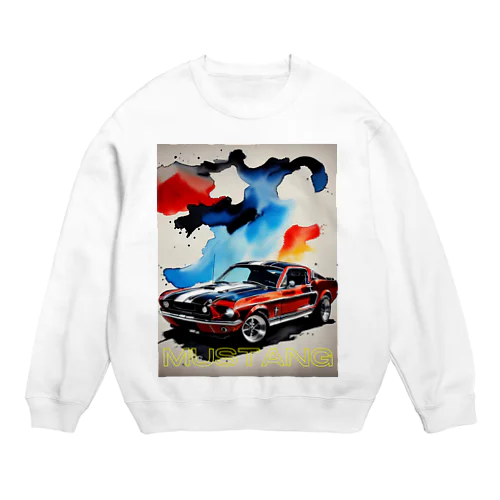 マスタングの魅力 Crew Neck Sweatshirt