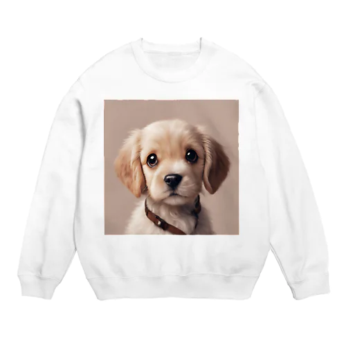 めちゃカワ犬 Crew Neck Sweatshirt