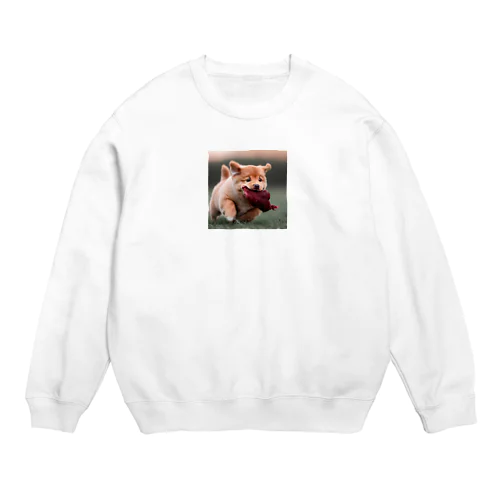 俺の肉だワン！！ Crew Neck Sweatshirt