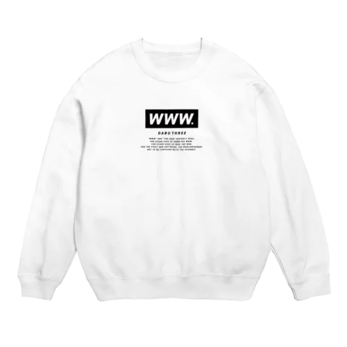 WWW. Crew Neck Sweatshirt