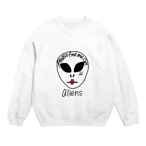 alien Crew Neck Sweatshirt