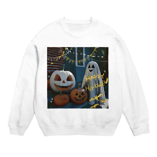 ハッピーハロウィン Crew Neck Sweatshirt