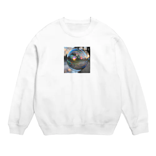 シャボン玉それがいい！ Crew Neck Sweatshirt