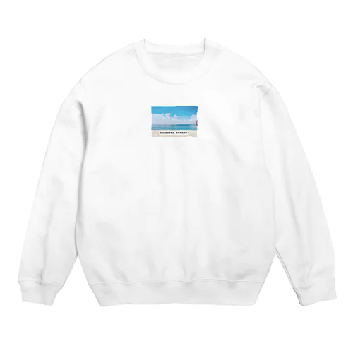 自分らしく Crew Neck Sweatshirt