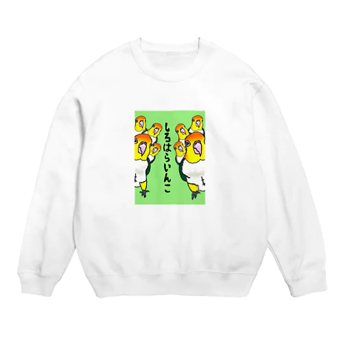 まるで花鳥園？！シロハラシリーズ Crew Neck Sweatshirt