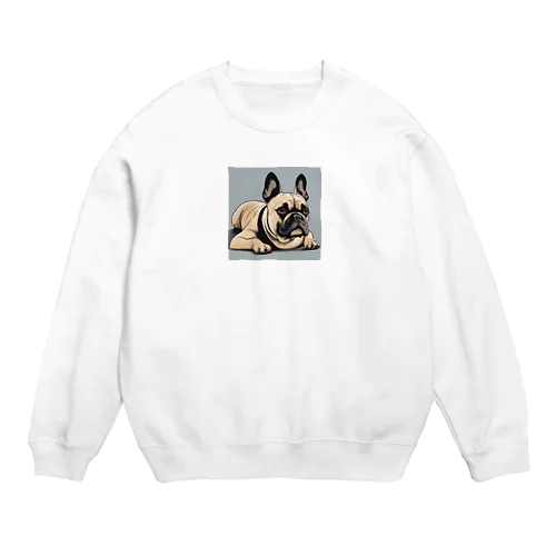 french bulldog Crew Neck Sweatshirt