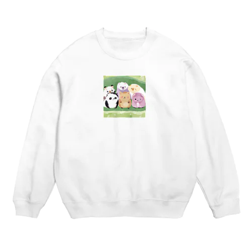 愛くるしいアニマルズ Crew Neck Sweatshirt