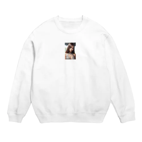 AI美女 A Crew Neck Sweatshirt