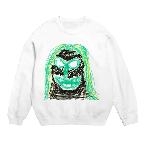 プロレスラー人気ランキング14位のアルマ君 Crew Neck Sweatshirt